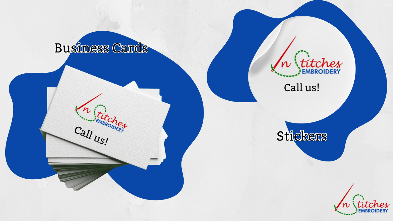business card or sticker