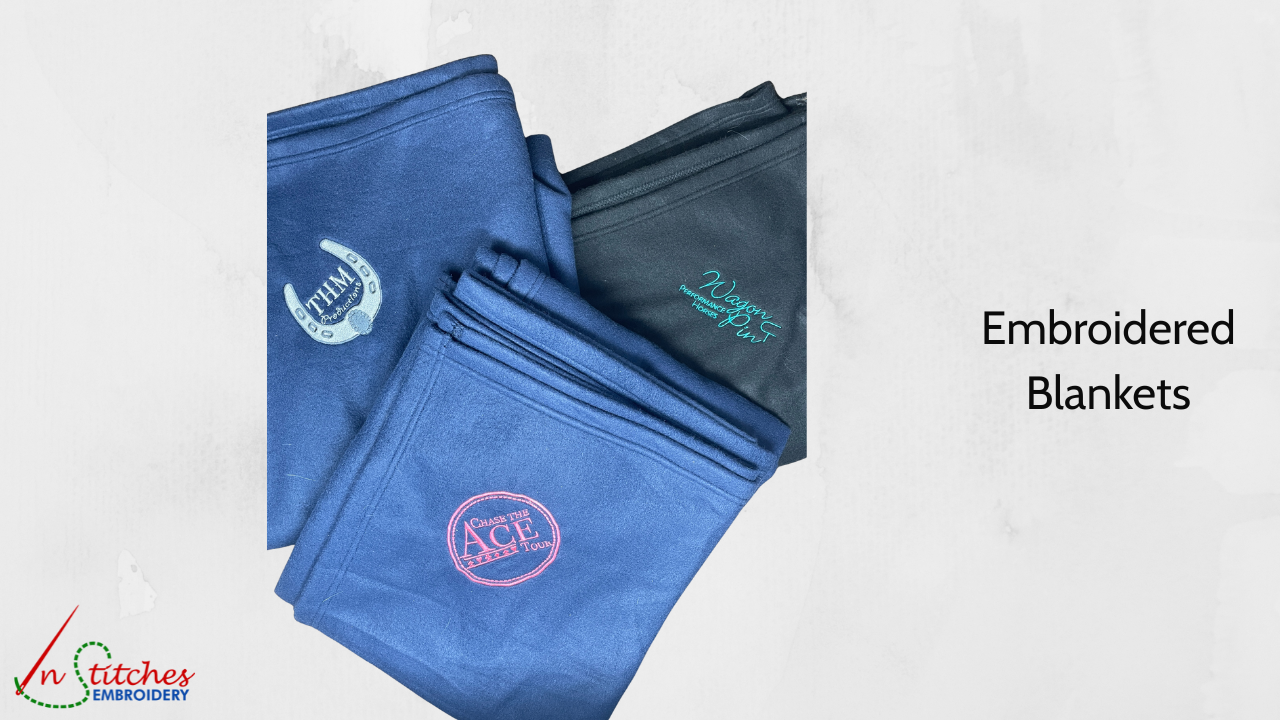 embroidered blankets