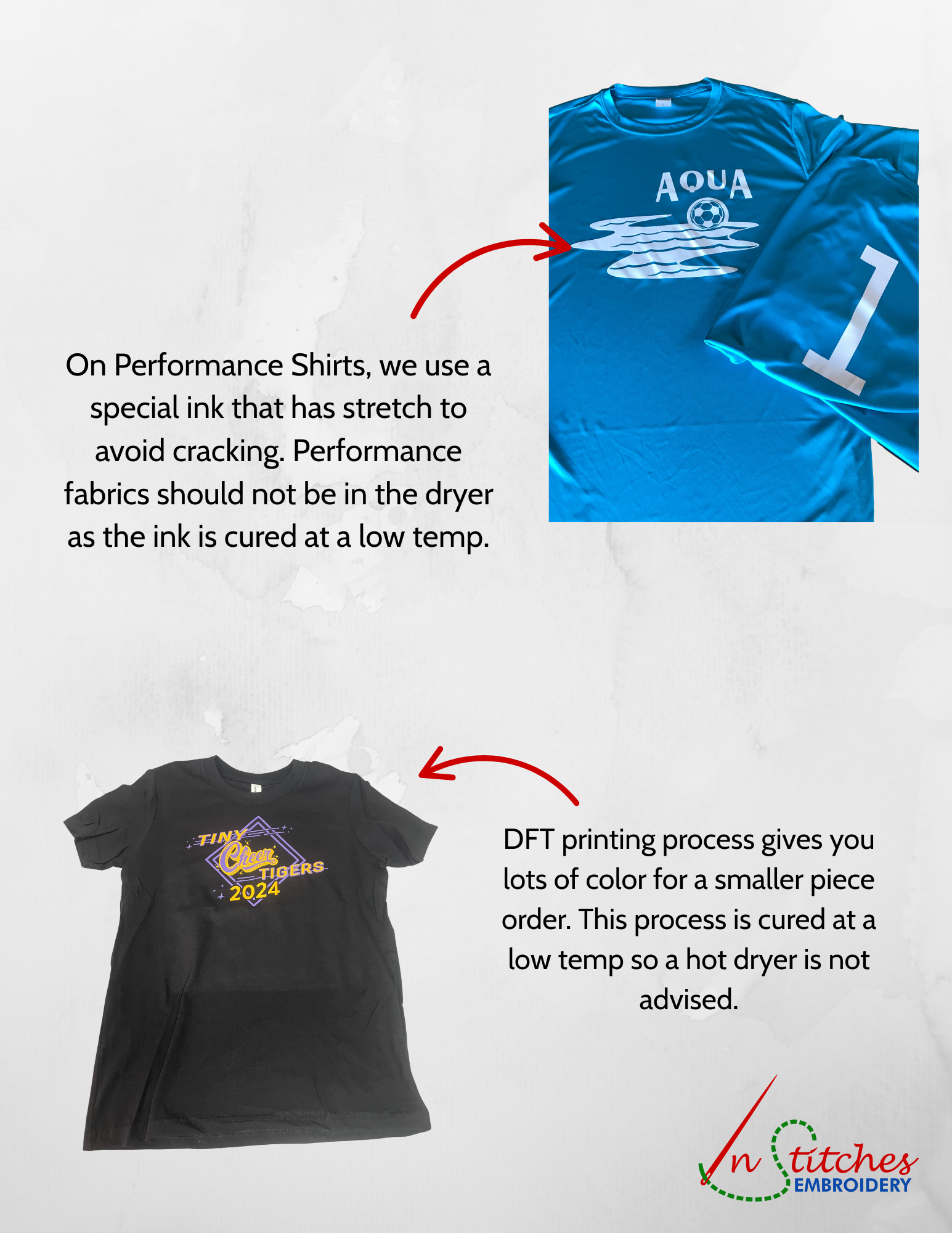 decorated apparel care