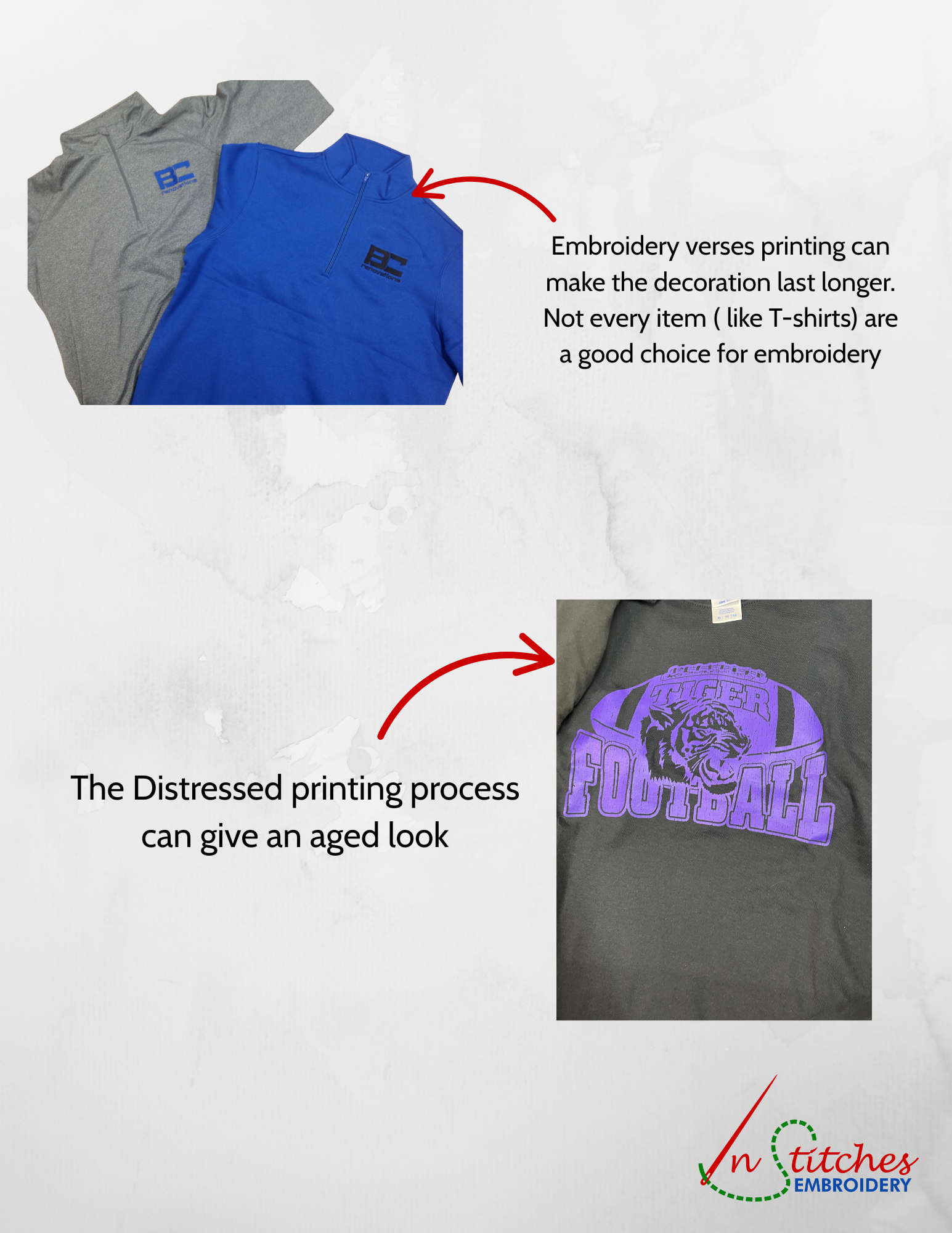 decorated apparel care