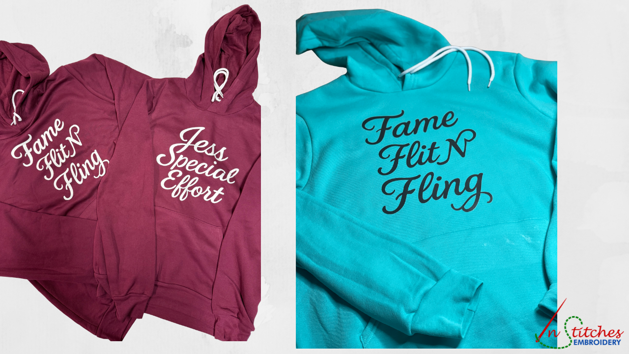 screen printed hoodies