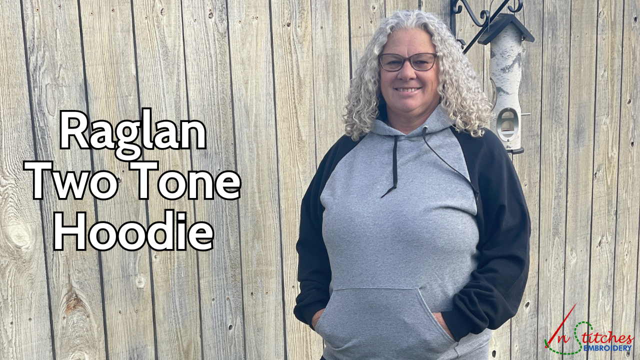 raglan two-toned hoodie 
