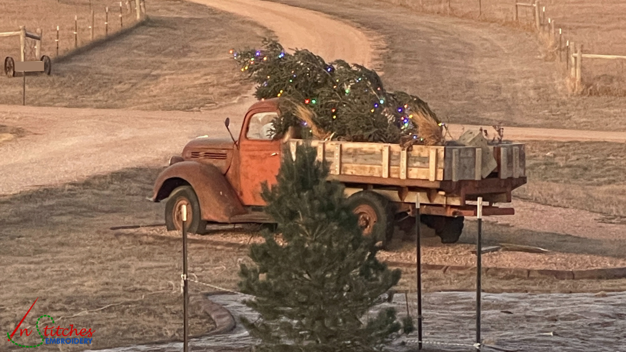 old Christmas Truck