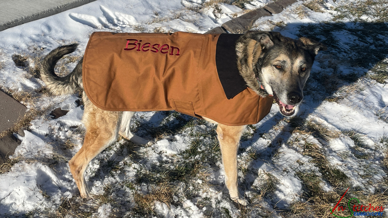 personalized pet coat