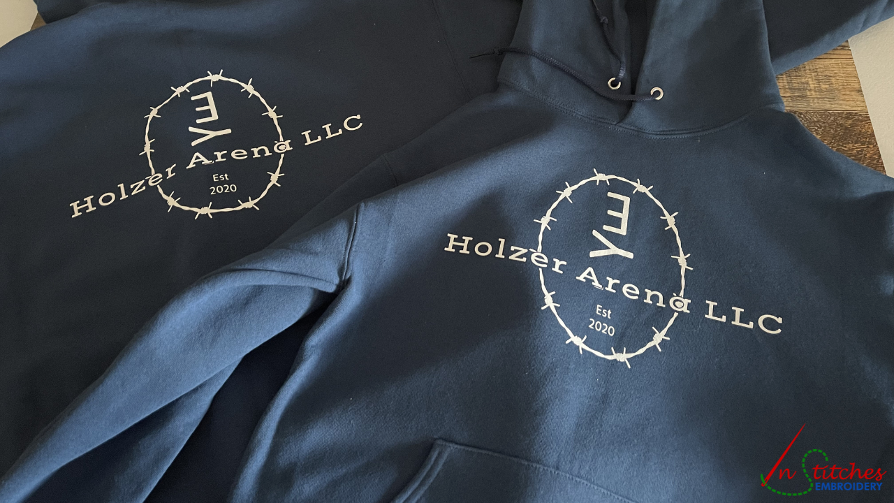 screen printed hoodie