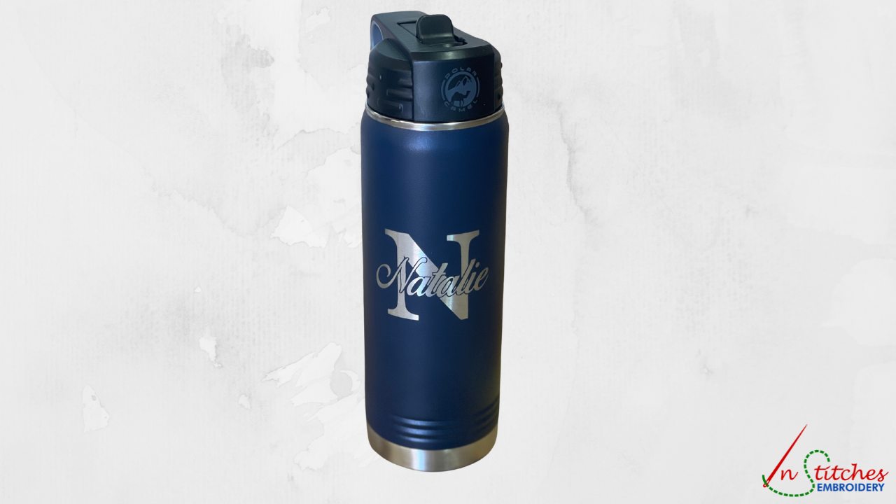 monogrammed water bottle