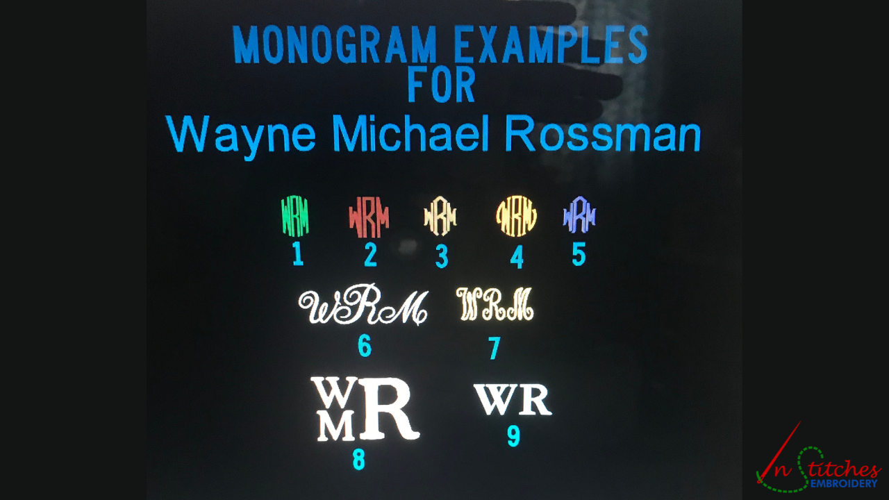 monogram ideas