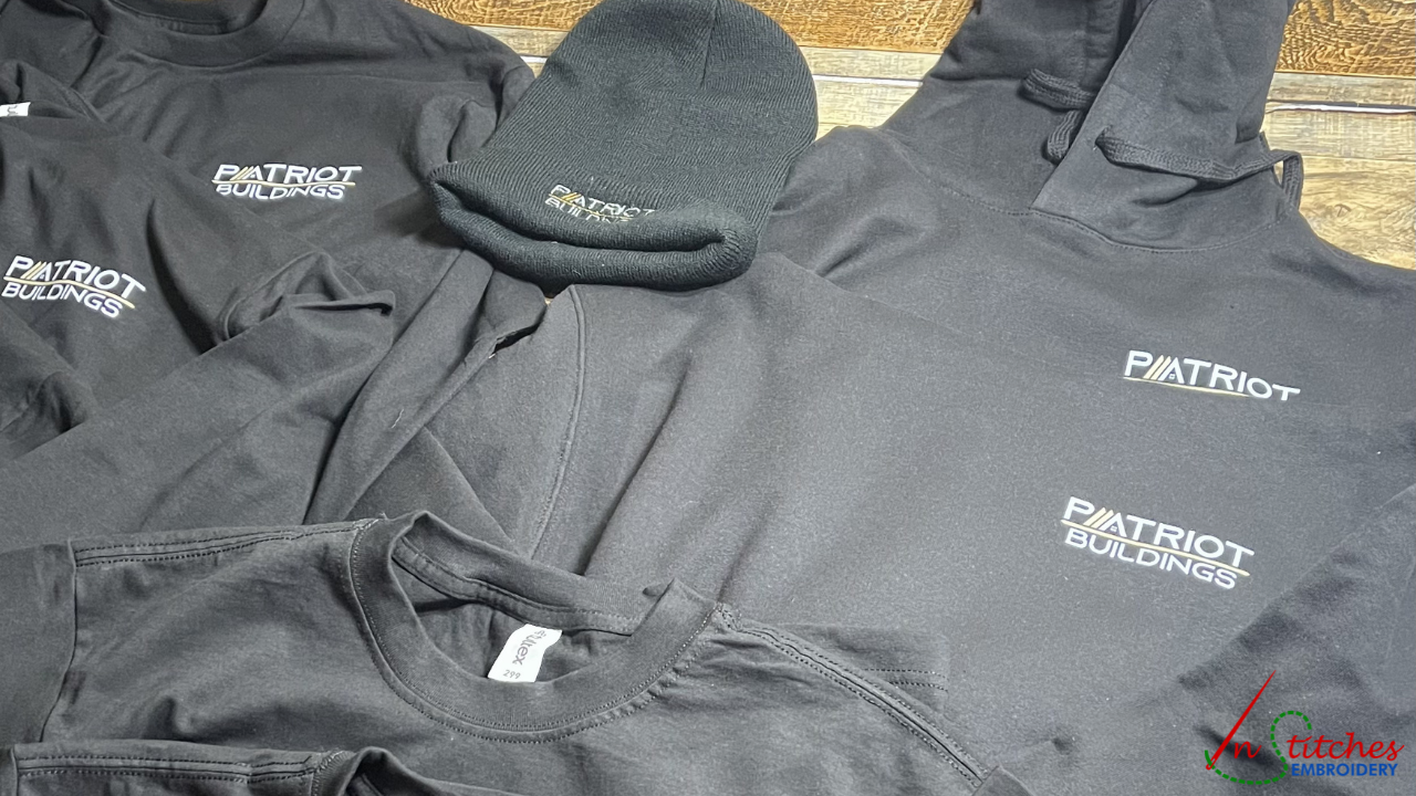 embroidered logo