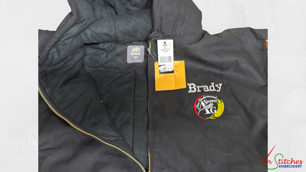 embroidered logo