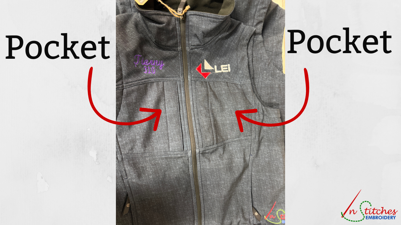 embroidered logo