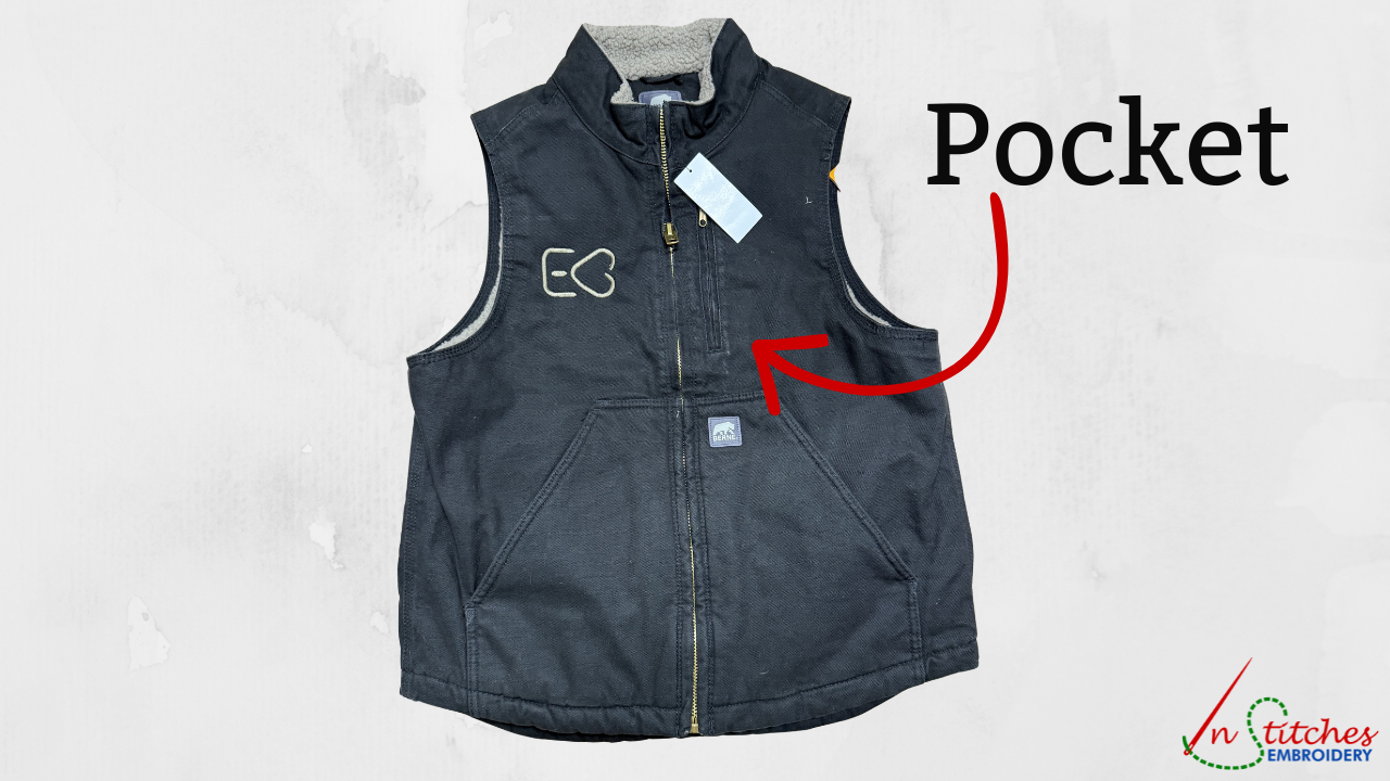 embroidered logo