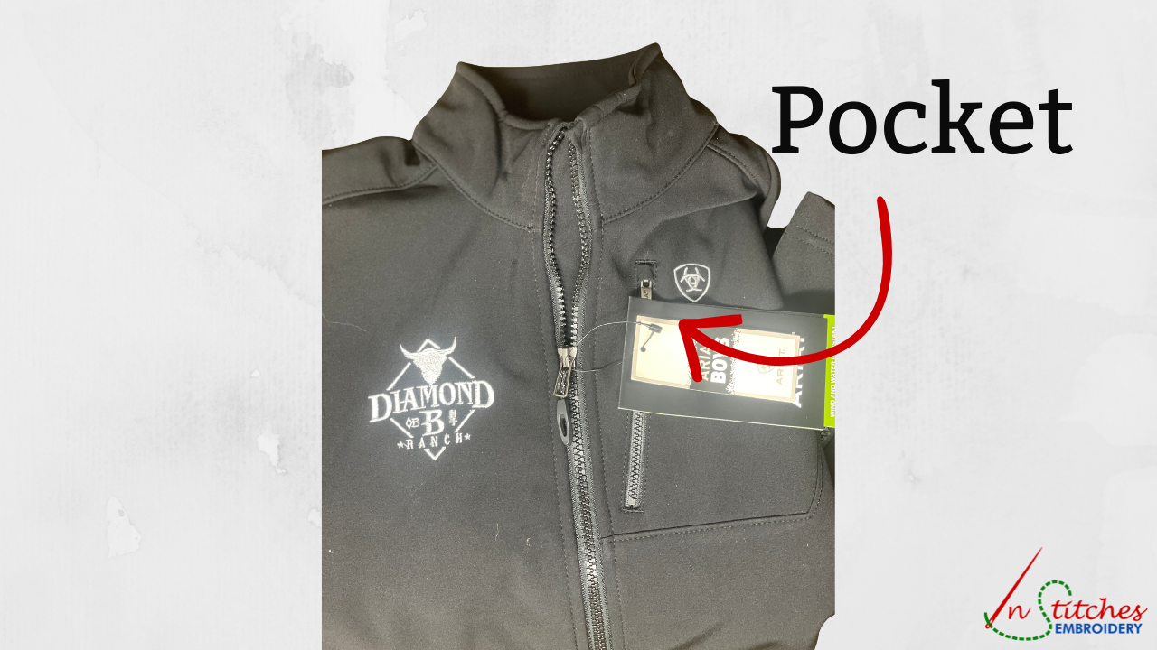 embroidered logo