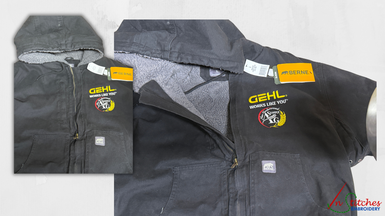 embroidered logo